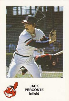 1982 Cleveland Indians #NNO Jack Perconte Front