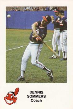 1982 Cleveland Indians #NNO Dennis Sommers Front