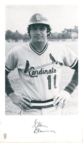 1981 St. Louis Cardinals Photocards #NNO Glenn Brummer Front
