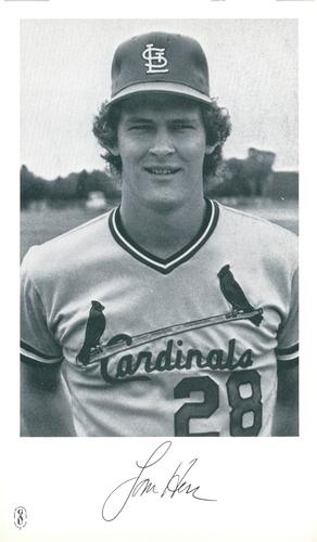 1981 St. Louis Cardinals Photocards #NNO Tom Herr Front