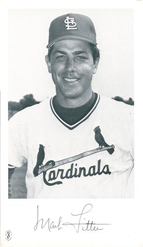 1981 St. Louis Cardinals Photocards #NNO Mark Littell Front