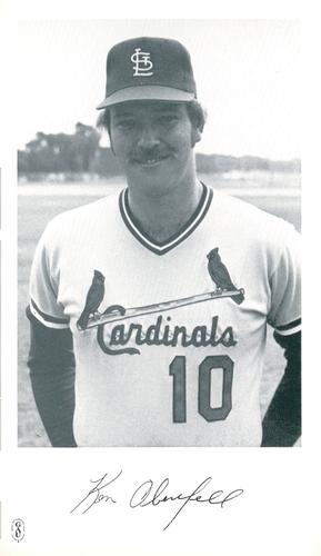 1981 St. Louis Cardinals Photocards #NNO Ken Oberkfell Front