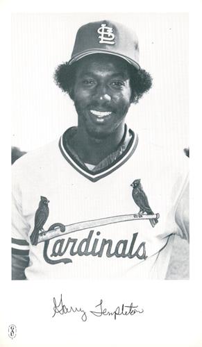 1981 St. Louis Cardinals Photocards #NNO Garry Templeton Front