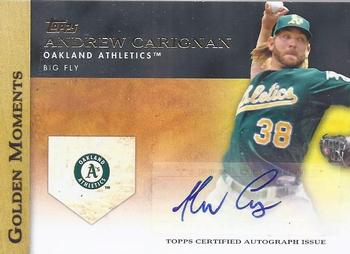 2012 Topps Update - Golden Moments Autographs #GMA-AC Andrew Carignan Front