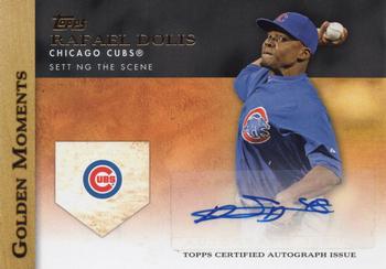 2012 Topps Update - Golden Moments Autographs #GMA-RD Rafael Dolis Front