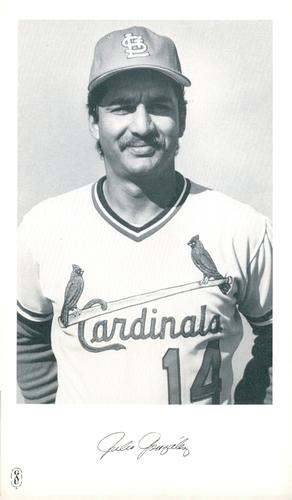 1982 St. Louis Cardinals Photocards #NNO Julio Gonzalez Front