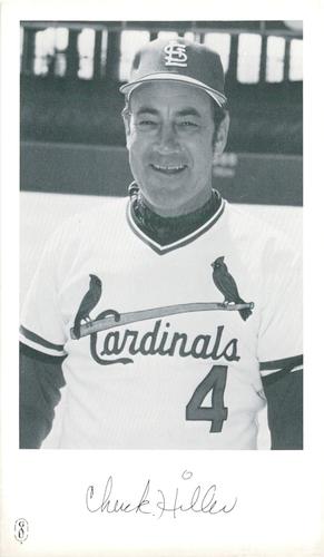 1982 St. Louis Cardinals Photocards #NNO Chuck Hiller Front