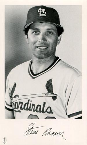 1983 St. Louis Cardinals Photocards #NNO Steve Braun Front