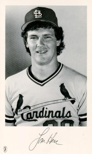 1983 St. Louis Cardinals Photocards #NNO Tom Herr Front