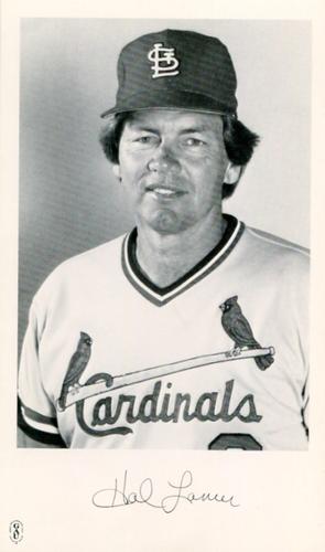 1983 St. Louis Cardinals Photocards #NNO Hal Lanier Front