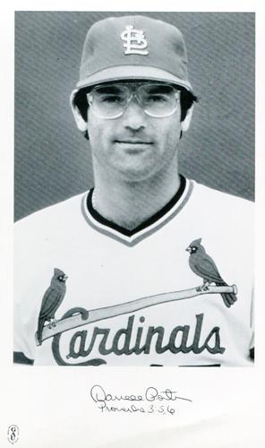 1983 St. Louis Cardinals Photocards #NNO Darrell Porter Front