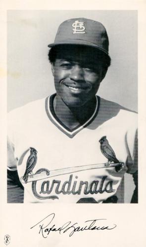 1983 St. Louis Cardinals Photocards #NNO Rafael Santana Front