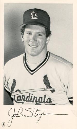 1983 St. Louis Cardinals Photocards #NNO John Stuper Front