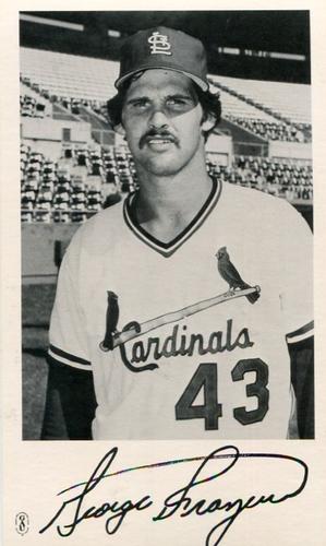 1979 St. Louis Cardinals Photocards #NNO George Frazier Front