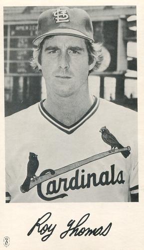 1979 St. Louis Cardinals Photocards #NNO Roy Thomas Front