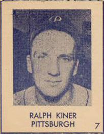 1948 Blue Tint (R346) #7 Ralph Kiner Front