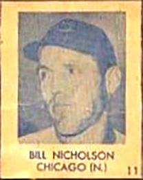 1948 Blue Tint (R346) #11 Bill Nicholson Front