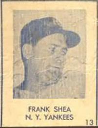 1948 Blue Tint (R346) #13 Frank Shea Front