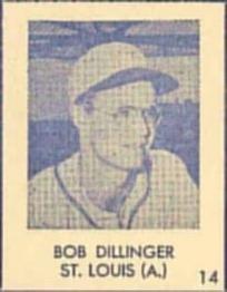 1948 Blue Tint (R346) #14 Bob Dillinger Front