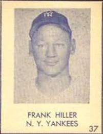 1948 Blue Tint (R346) #37 Frank Hiller Front
