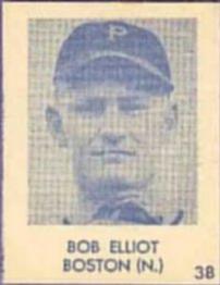1948 Blue Tint (R346) #38 Bob Elliott Front