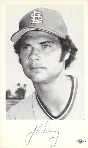 1977 St. Louis Cardinals Photocards #NNO John Denny Front