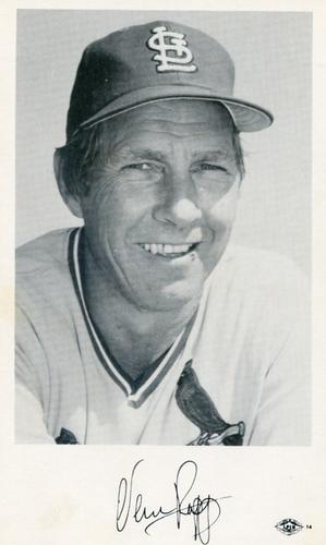 1977 St. Louis Cardinals Photocards #NNO Vern Rapp Front