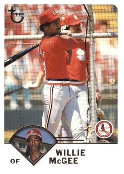 2003 Topps Retired Signature Edition #33 Willie McGee Front