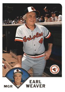 2003 Topps Retired Signature Edition #42 Earl Weaver Front