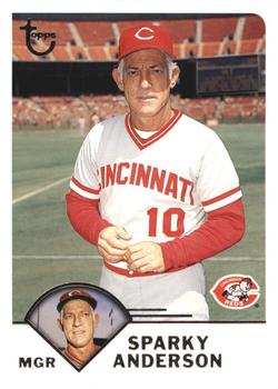 2003 Topps Retired Signature Edition #99 Sparky Anderson Front