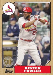 2017 Topps On-Demand Mini - 1987 Topps Baseball & Rookie and Trades #US87-7 Dexter Fowler Front