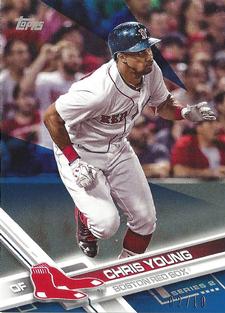 2017 Topps On-Demand Mini - Blue #654 Chris Young Front