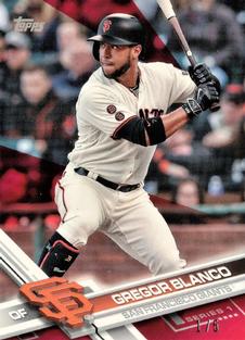 2017 Topps On-Demand Mini - Red #47 Gregor Blanco Front
