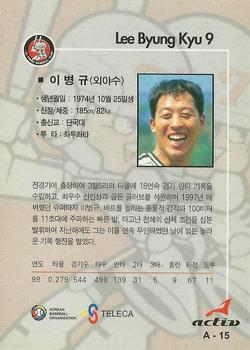 1999 Teleca Kolon Activ #A15 Byung-Kyu Lee Back