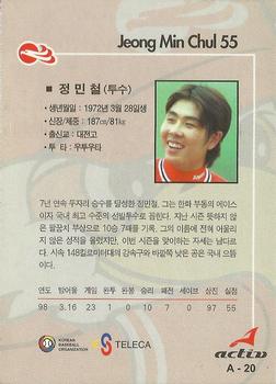 1999 Teleca Kolon Activ #A20 Min-Chul Jeong Back