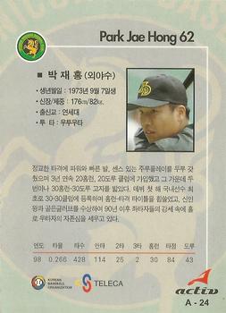 1999 Teleca Kolon Activ #A24 Jae-Hong Park Back
