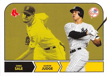 2018 Topps Throwback Thursday #14 Chris Sale / Aaron Judge Front