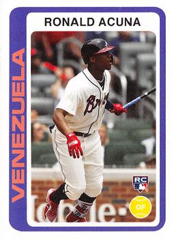 2018 Topps Throwback Thursday #105 Ronald Acuna Front