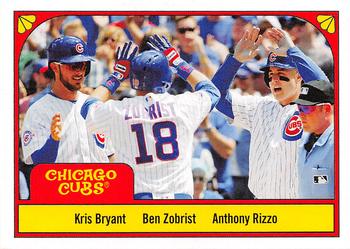 2018 Topps Throwback Thursday #143 Ben Zobrist / Anthony Rizzo / Kris Bryant Front