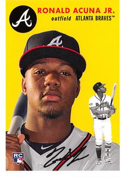 2018 Topps Throwback Thursday #256 Ronald Acuna Jr. Front