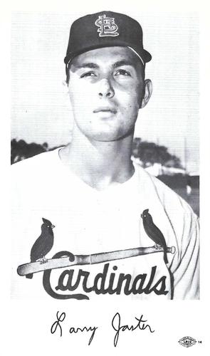 1967 St. Louis Cardinals Photocards #NNO Larry Jaster Front
