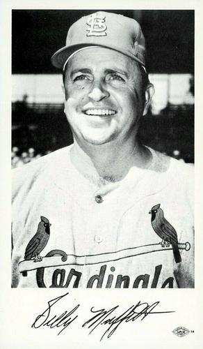 1967 St. Louis Cardinals Photocards #NNO Billy Muffett Front