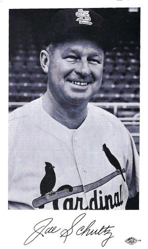 1967 St. Louis Cardinals Photocards #NNO Joe Schultz Front