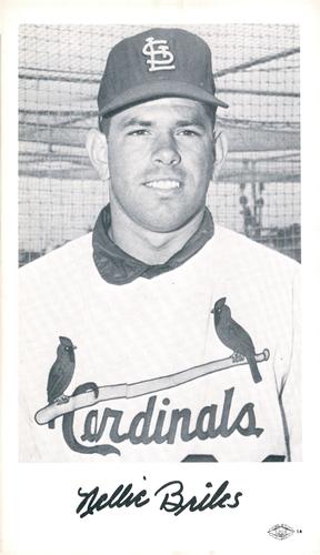 1966 St. Louis Cardinals Photocards #NNO Nellie Briles Front