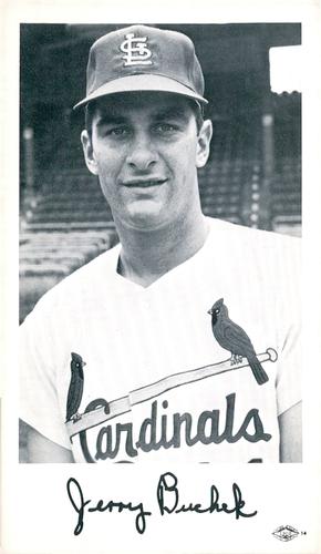 1966 St. Louis Cardinals Photocards #NNO Jerry Buchek Front