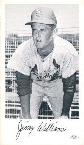 1966 St. Louis Cardinals Photocards #NNO Jimy Williams Front