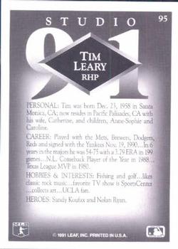 1991 Studio #95 Tim Leary Back