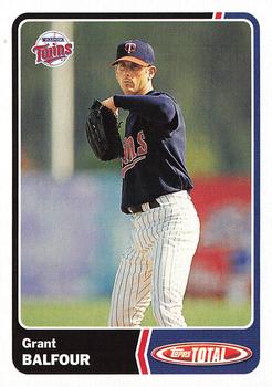 2003 Topps Total #13 Grant Balfour Front
