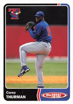 2003 Topps Total #125 Corey Thurman Front