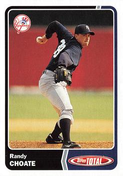 2003 Topps Total #175 Randy Choate Front